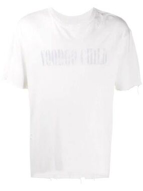 ALCHEMIST Luxury Streetwear Distressed Voodoo Child Unisex T-Shirt Size XL VGUC